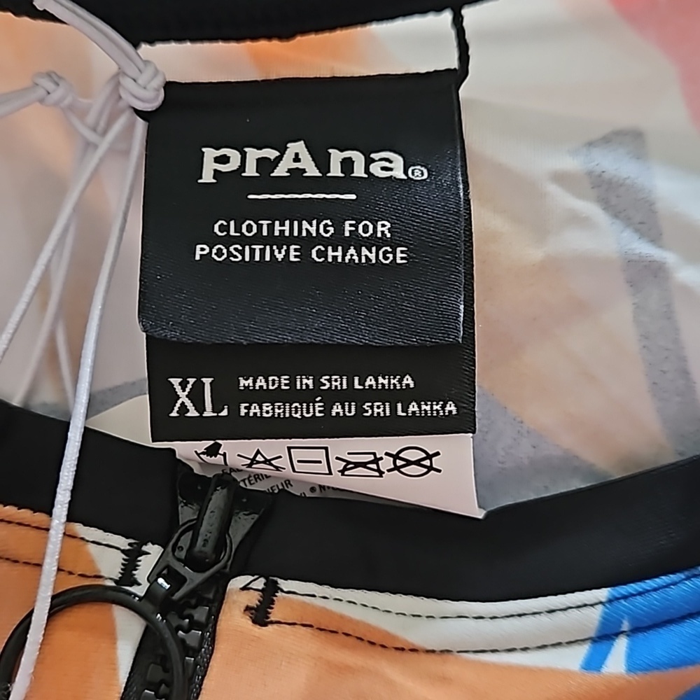 NEW! PRANA Swimwear McKayla Long Sleeve Half Zip One-Piece Swimsuit XL. - Picture 6 of 9